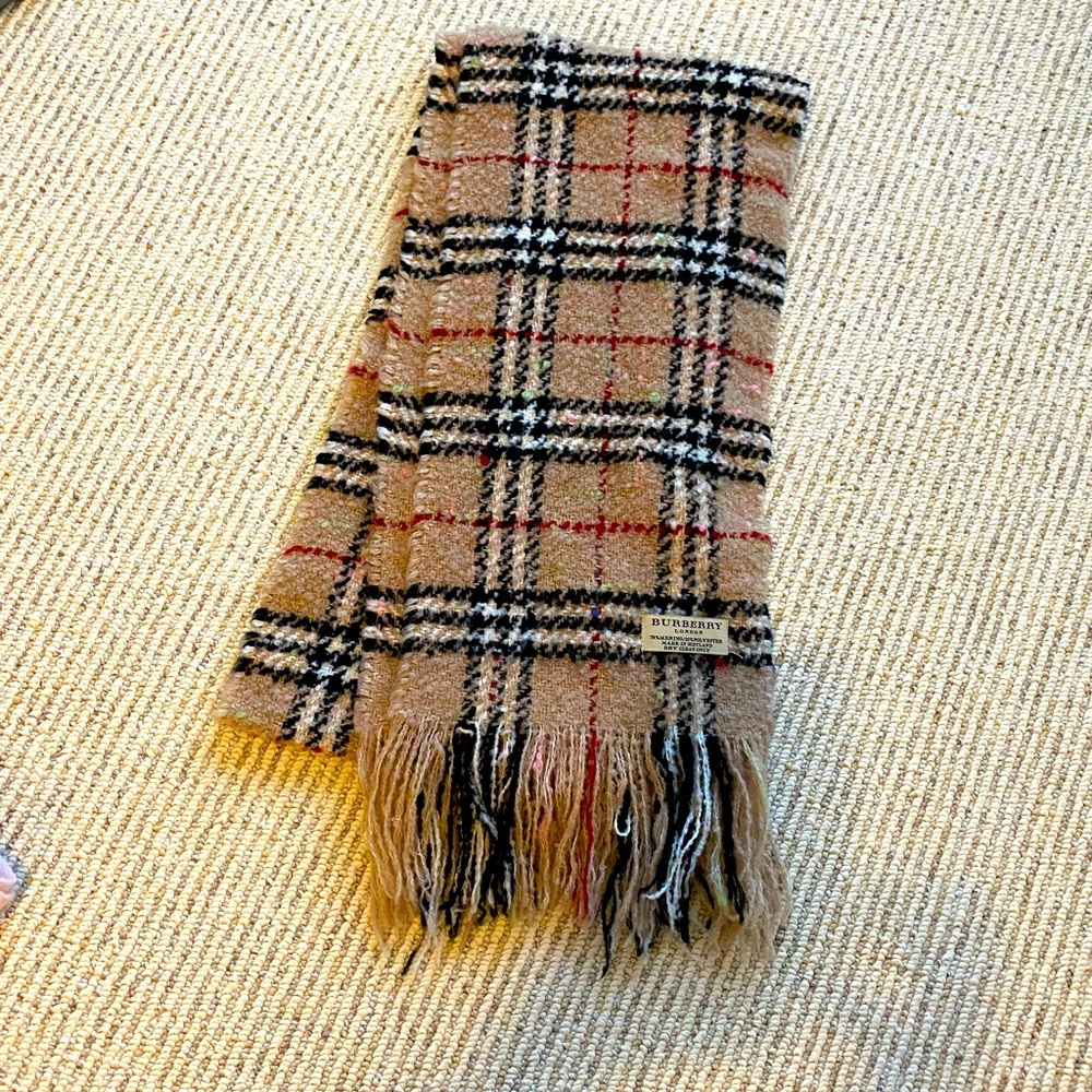 Authentic Wool Burberry Scarf